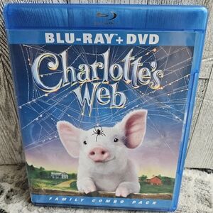 Charlotte's Web Blu-Ray + DVD $8 EACH OR $6ea/4 or more Blu-Ray Disc